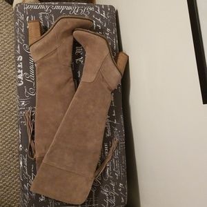 Franco Sarto Over the Knee Suede Boots